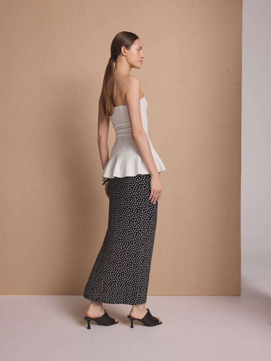 Midi-rok met print - meerkleurig - RESERVED - 5