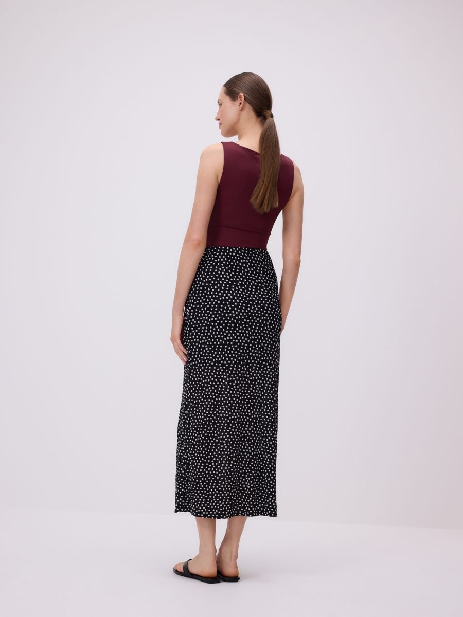 Midi-rok met print - meerkleurig - RESERVED - 3