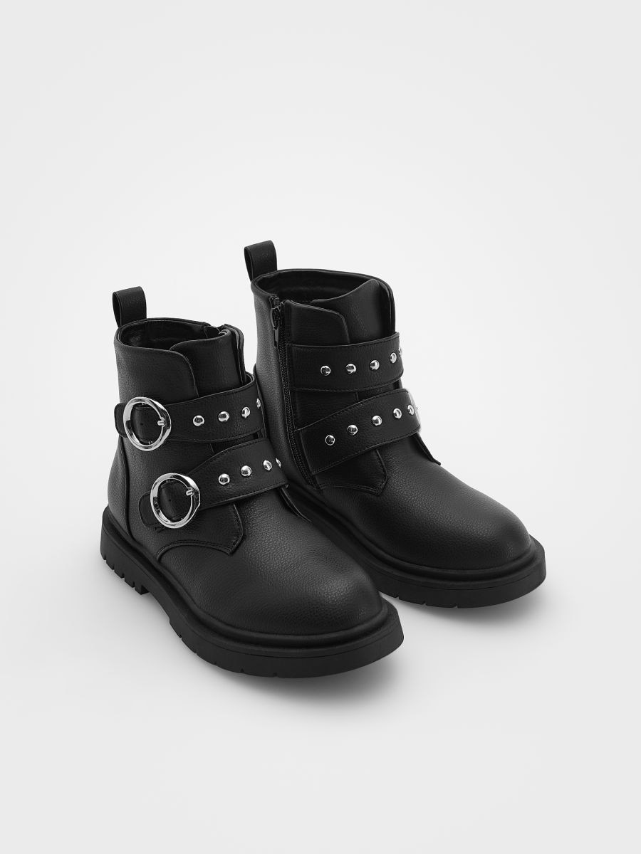 Boots with buckles - black - RESERVED - 2