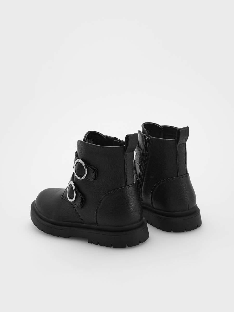 Boots with buckles - black - RESERVED - 3
