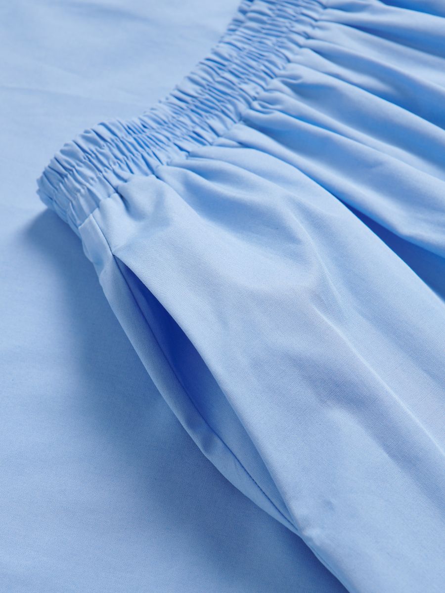 Gonna midi in cotone - blu - RESERVED - 6