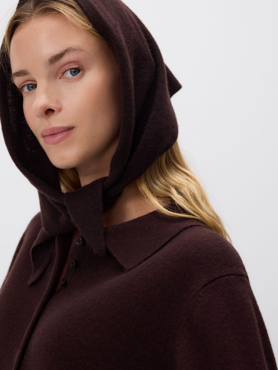 LADIES` SCARF - smeđe - RESERVED
