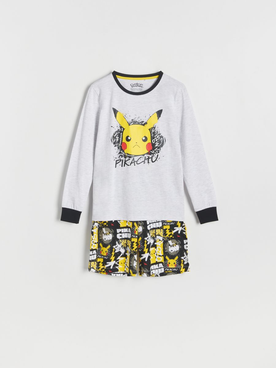 Tweedelige pyjamaset Pokémon - zwart - RESERVED