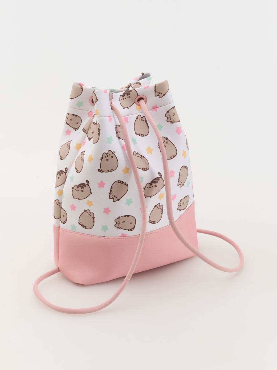 Pusheen drawstring bag - dusty rose - RESERVED - 4