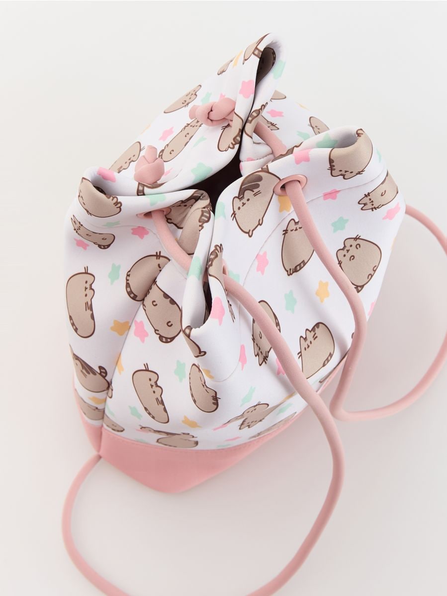 Pusheen drawstring bag - dusty rose - RESERVED - 3