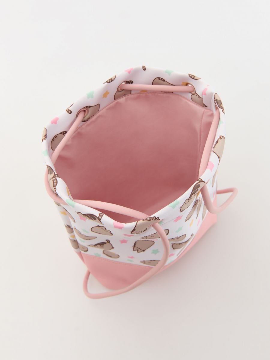 Pusheen drawstring bag - dusty rose - RESERVED - 5