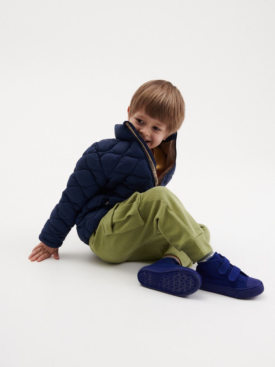 Trainers with Velcro fastening - navy - RESERVED - 2