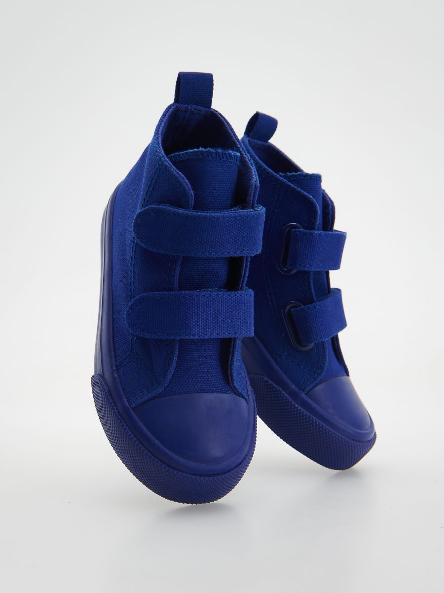 Trainers with Velcro fastening - navy - RESERVED - 4