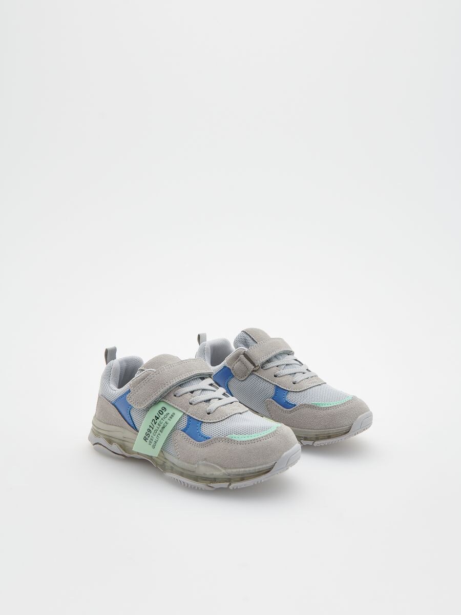 Sneakers with transparent sole - light grey - RESERVED - 2