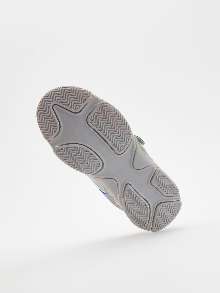 Sneakers with transparent sole - light grey - RESERVED - 5