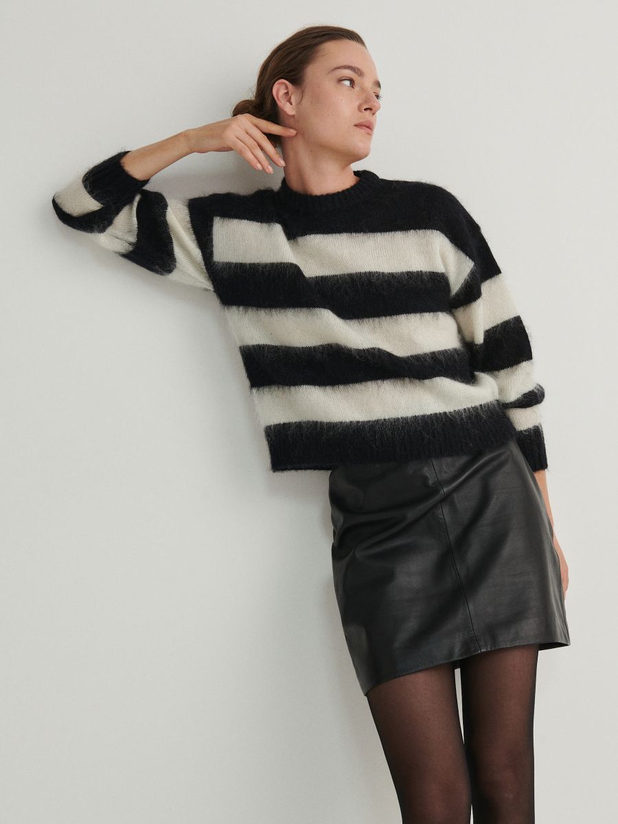 Wool blend jumper - multicolor - RESERVED - 2