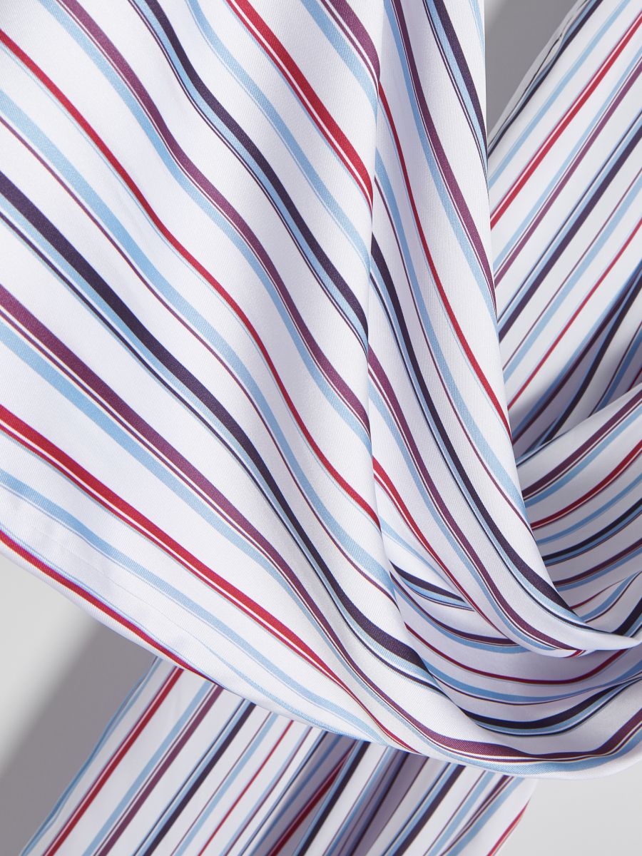 Wide leg stripe trousers - multicolor - RESERVED - 4