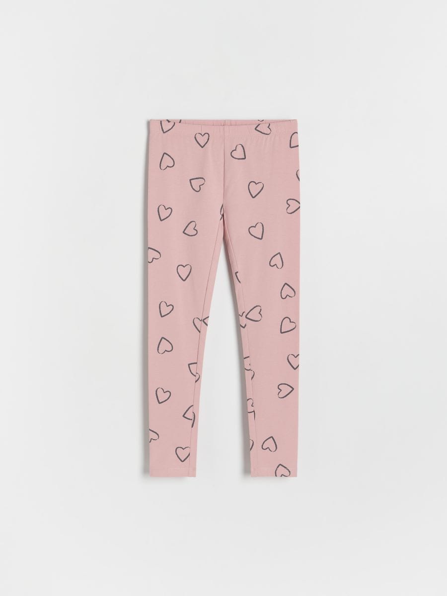 GIRLS` TROUSERS - prljavo roze - RESERVED