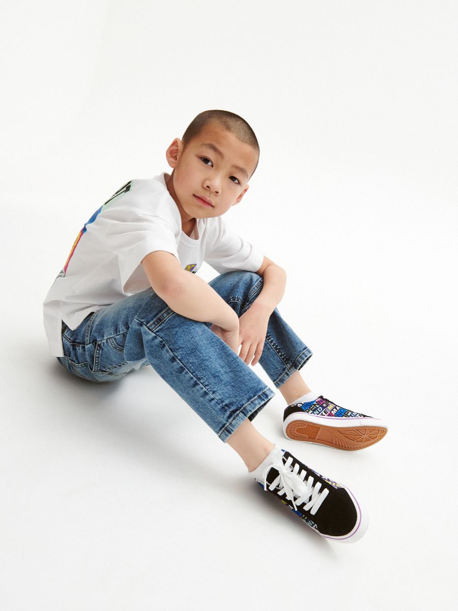 Sneakers with print - black - RESERVED - 2