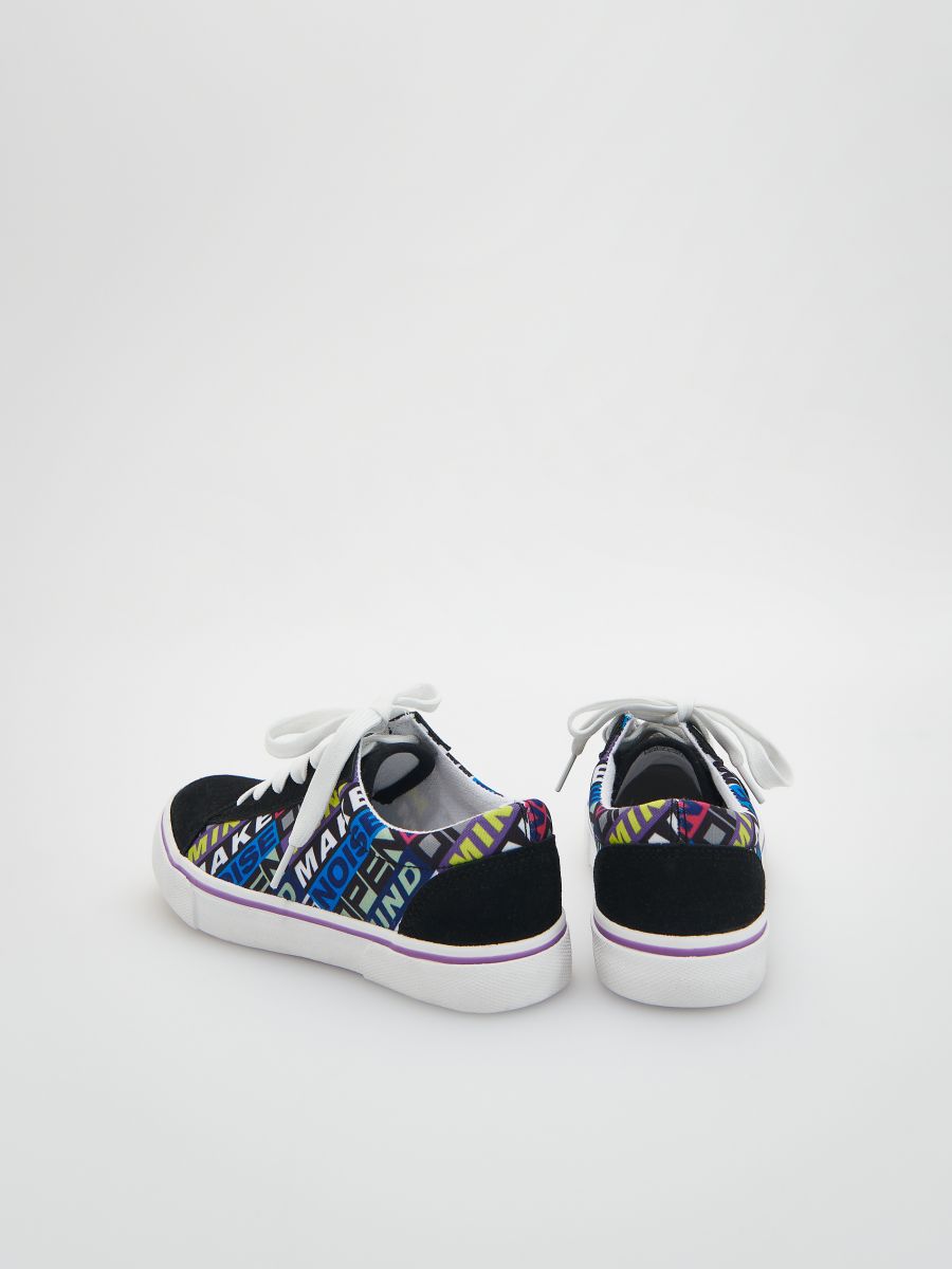Sneakers with print - black - RESERVED - 4