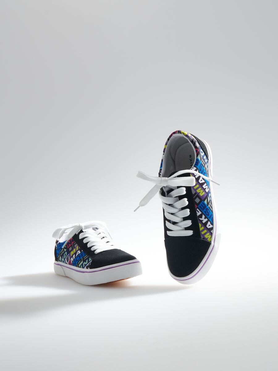 Sneakers with print - black - RESERVED - 5