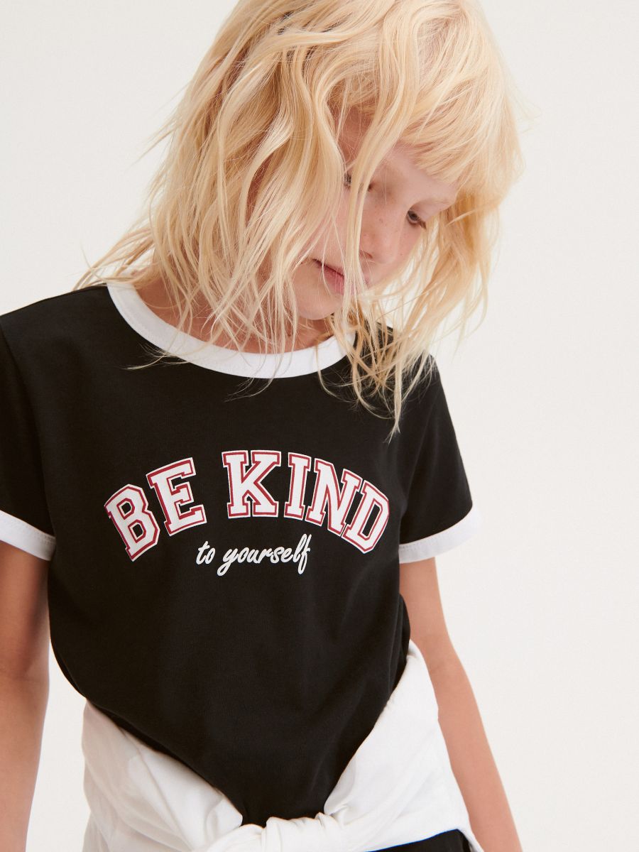 T-shirt with print - black - RESERVED - 5