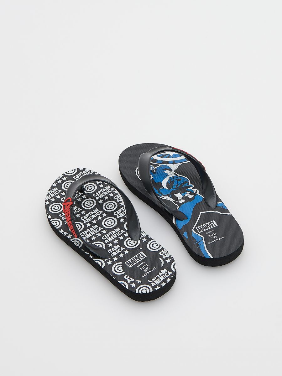 Marvel flip-flops - black - RESERVED - 4