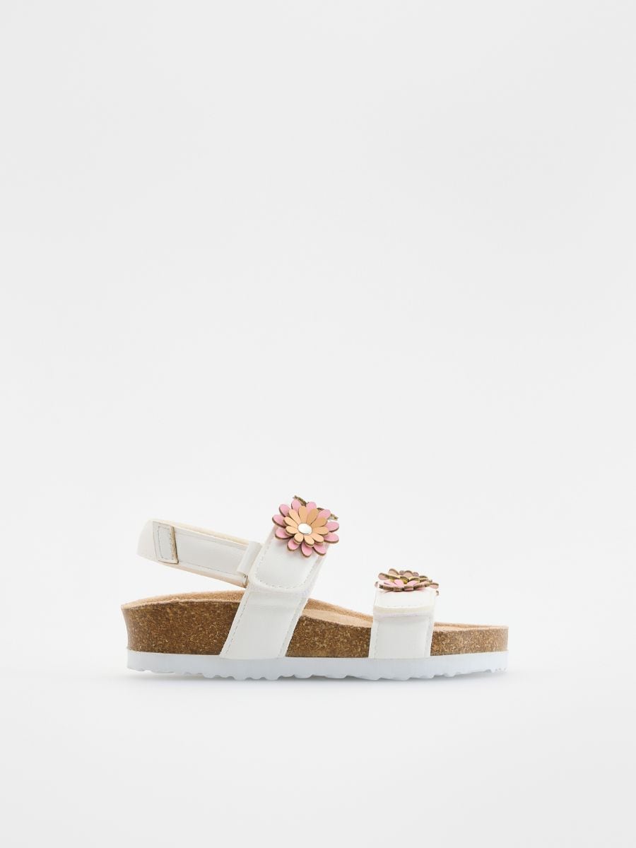 Sandals with velcro fastening - white - RESERVED - 3