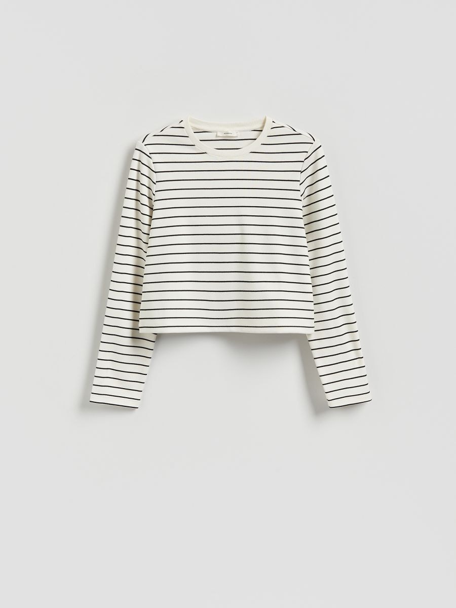 Stripe sweatshirt - multicolor - RESERVED
