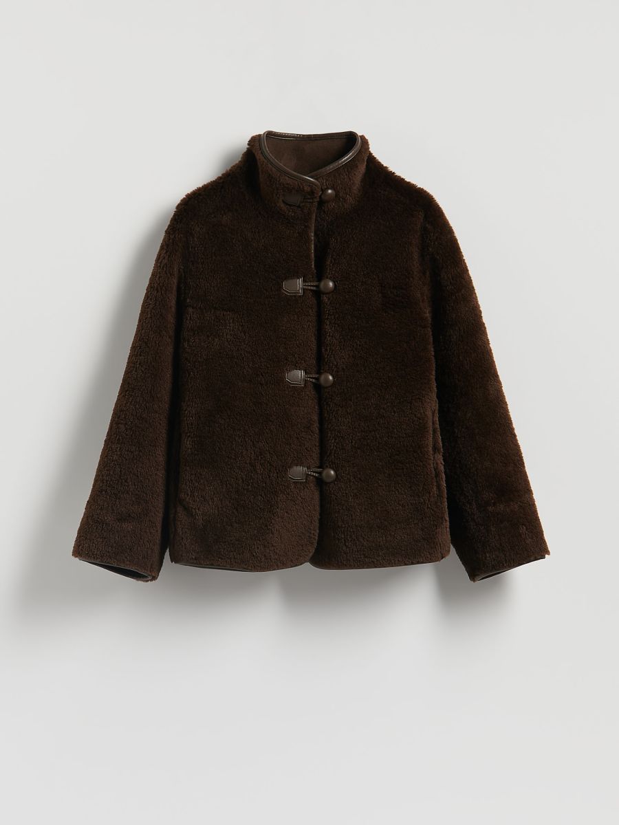 LADIES` OUTER JACKET - brown - RESERVED