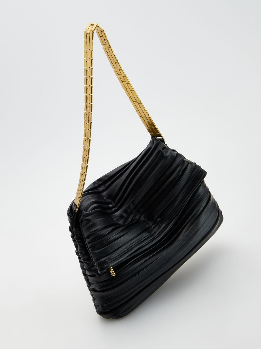 Handbag with decorative strap - black - RESERVED - 2