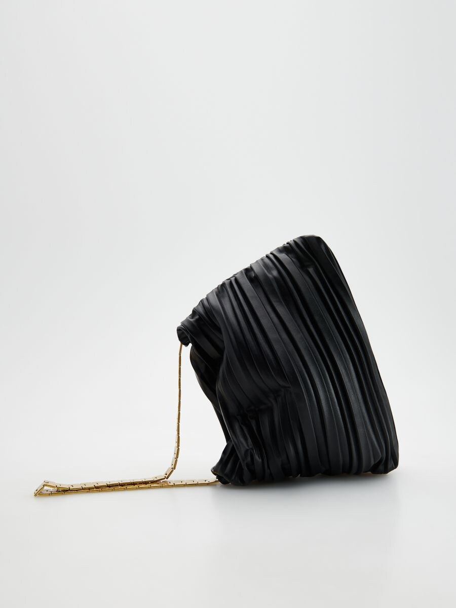 Handbag with decorative strap - black - RESERVED - 4