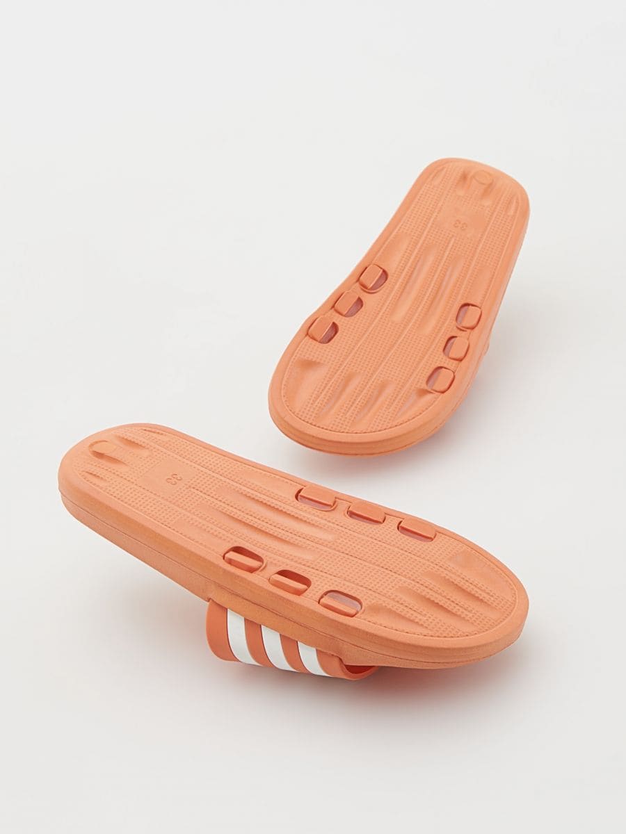 Sliders with appliqué - orange - RESERVED - 5