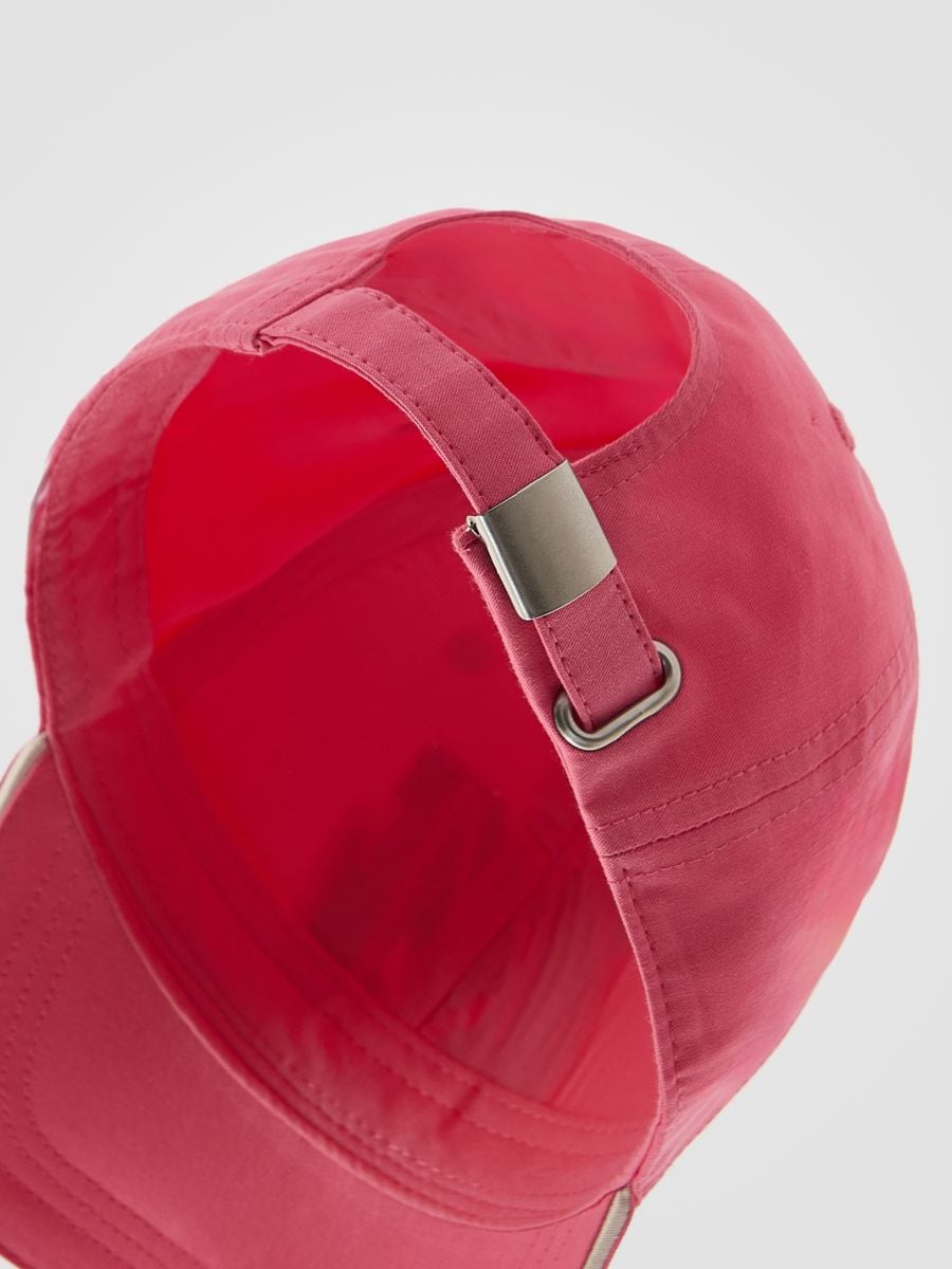 Cap with embroidery - pink - RESERVED - 5
