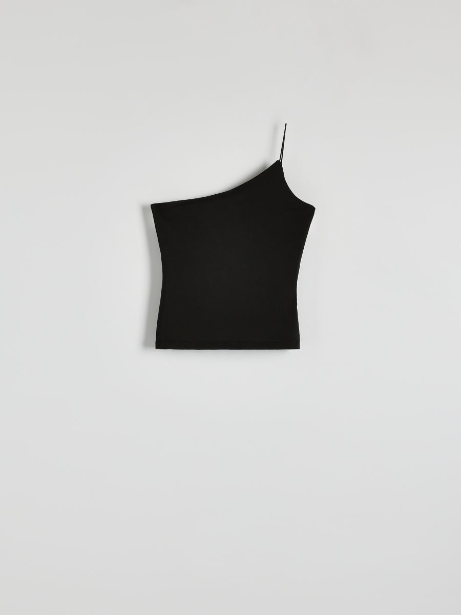 Asymmetrical top - black - RESERVED - 3