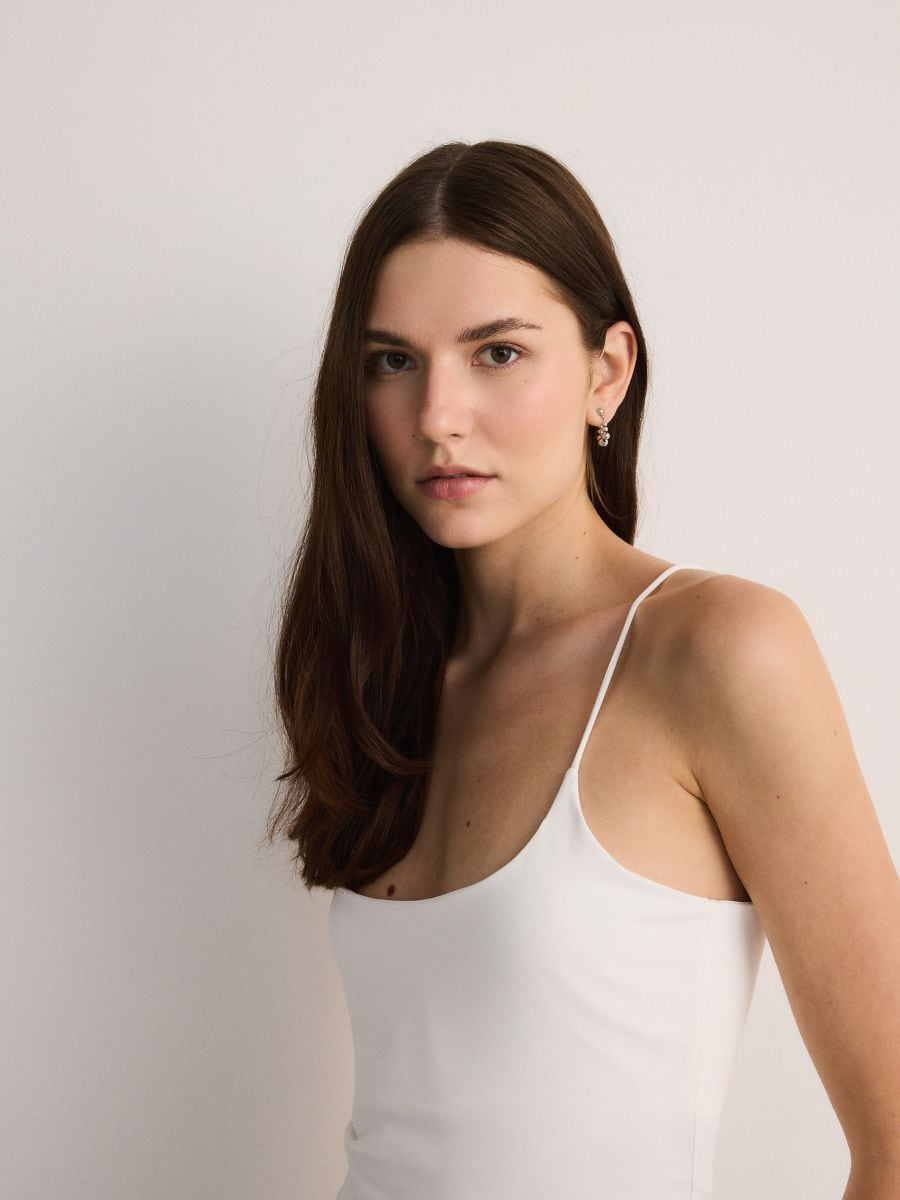 Cami top - cream - RESERVED - 4