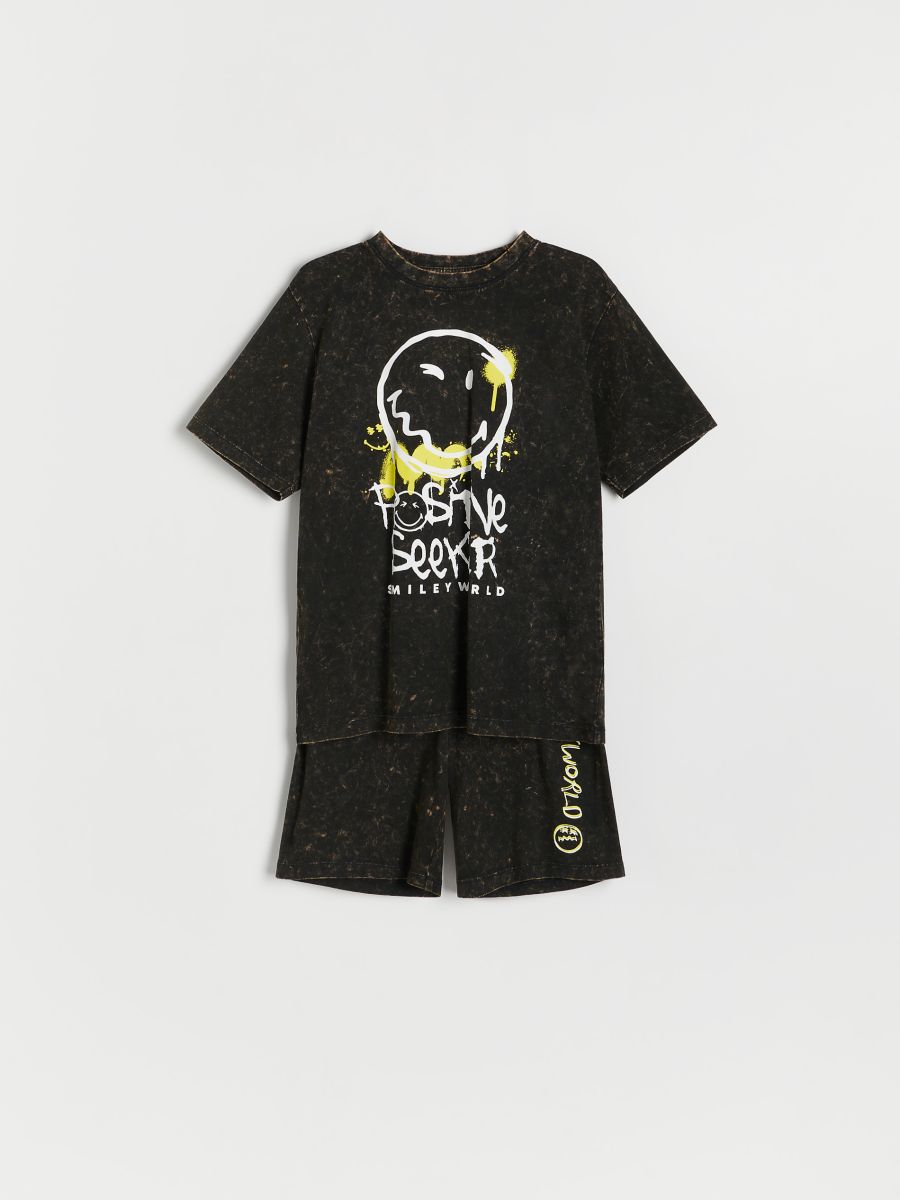 SmileyWorld® cotton pyjama set - black - RESERVED