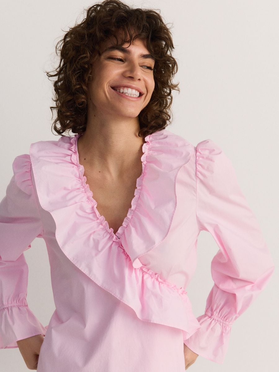 Cotton top - pink - RESERVED