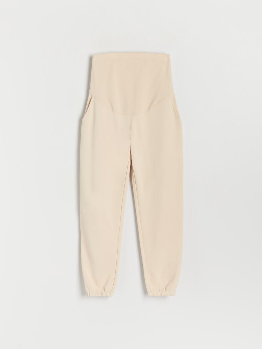 Jogger pantalone od organskog pamuka - bež - RESERVED - 4