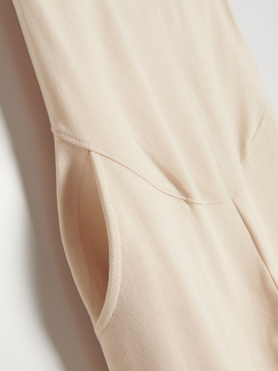 Jogger pantalone od organskog pamuka - bež - RESERVED - 6