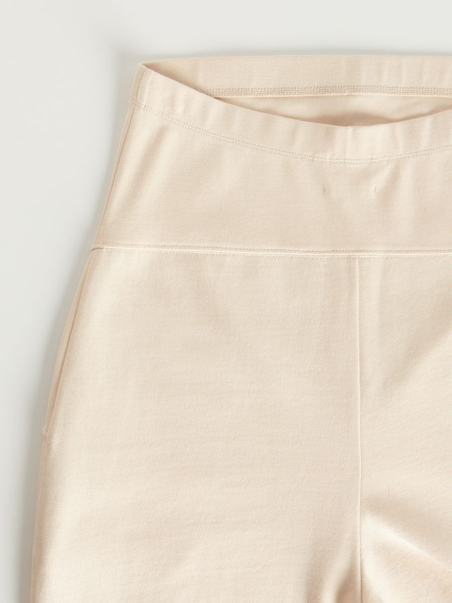 Jogger pantalone od organskog pamuka - bež - RESERVED - 5