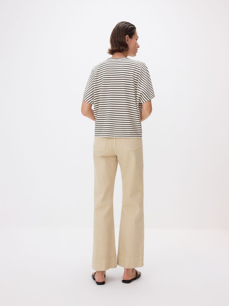 Μπλούζα oversize από μείγμα modal - πολυχρωμο - RESERVED - 4