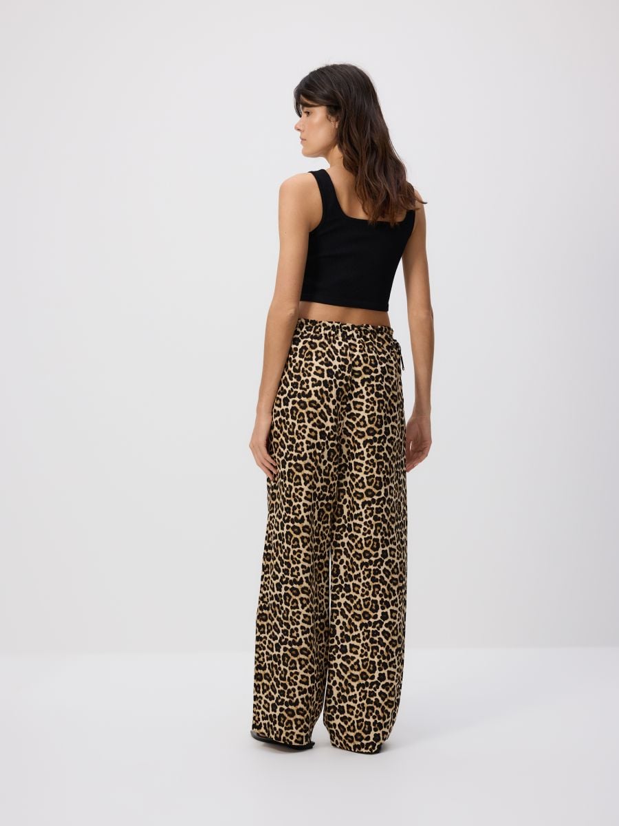 Linen rich trousers - multicolor - RESERVED - 7