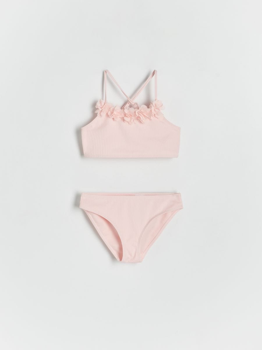 GIRLS` SWIMMING SUIT - ROSA PASTEL - RESERVED