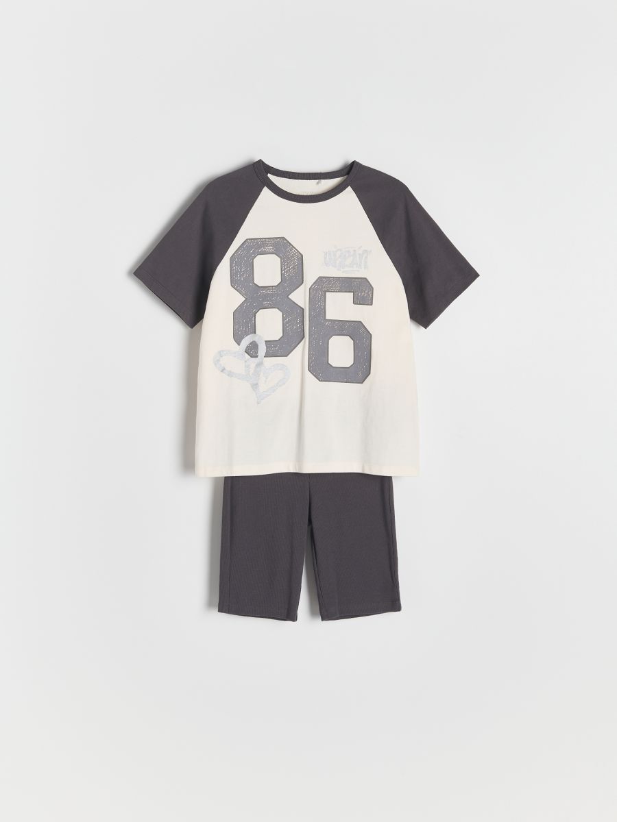 Ensemble en coton avec imprimé - multicolore - RESERVED - 3