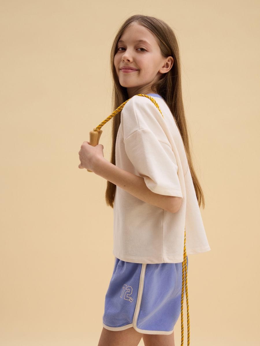 Cotton set with shorts - multicolor - RESERVED - 4