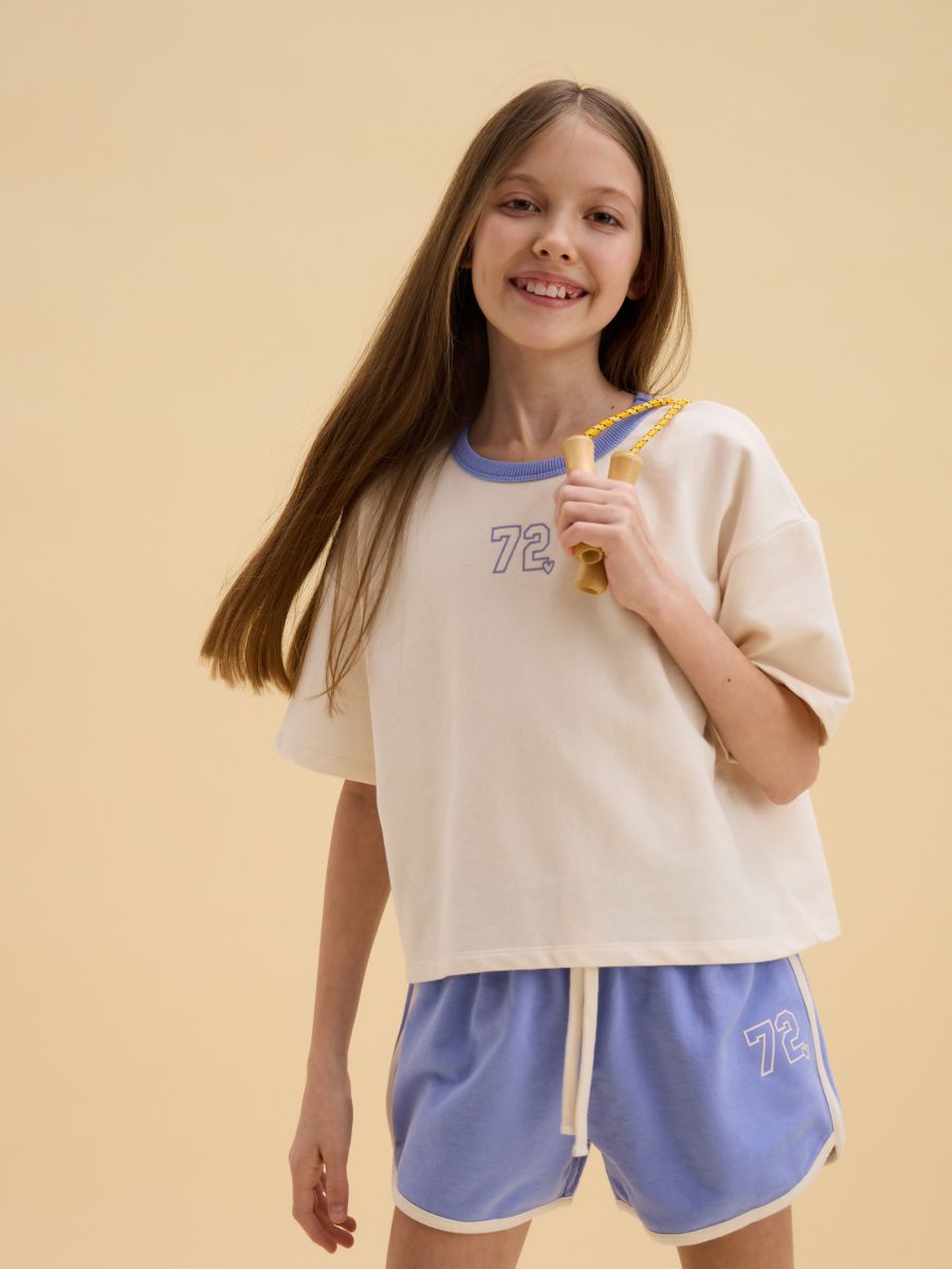 Cotton set with shorts - multicolor - RESERVED - 2