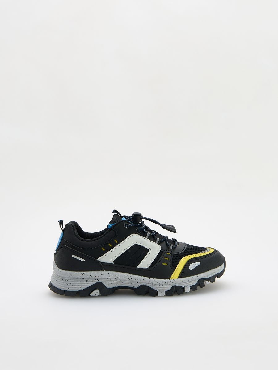 Multicoloured trekking shoes - black - RESERVED