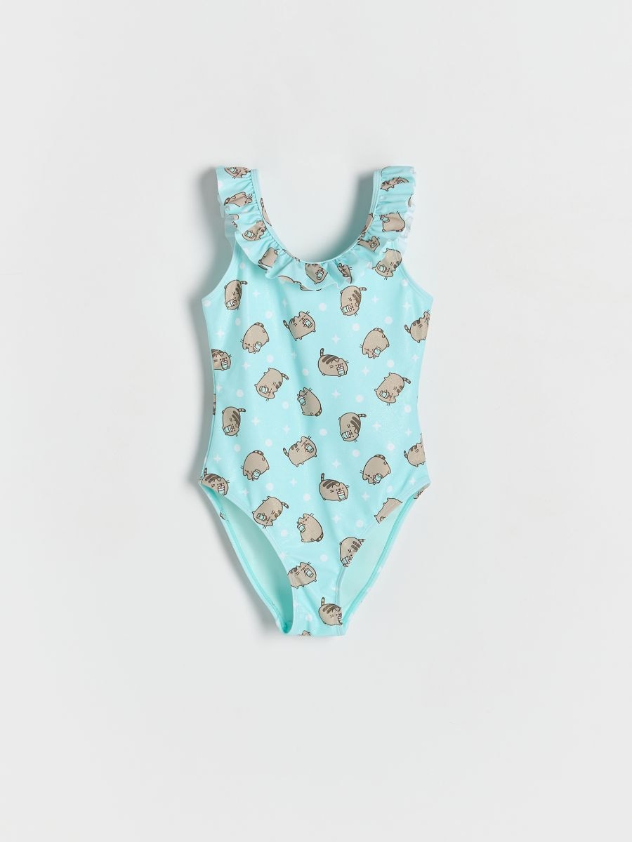 Maillot une pièce Pusheen - vert pâle - RESERVED - 2