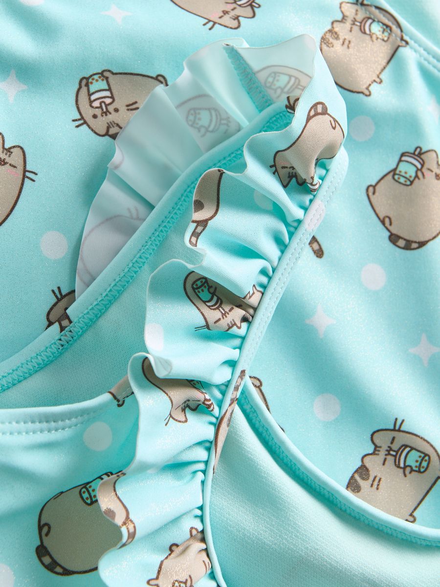 Maillot une pièce Pusheen - vert pâle - RESERVED - 3