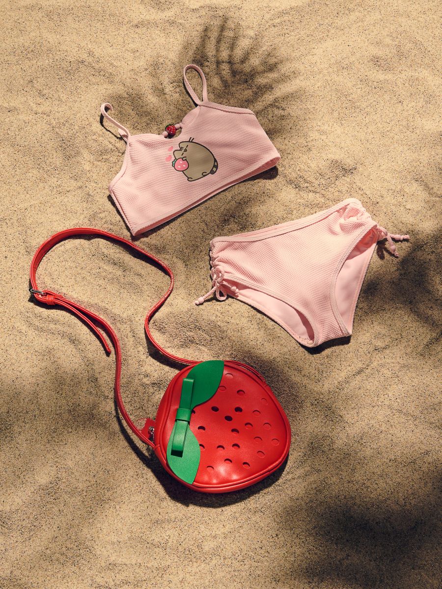 GIRLS` SWIMMING SUIT - пастельний рожевий - RESERVED