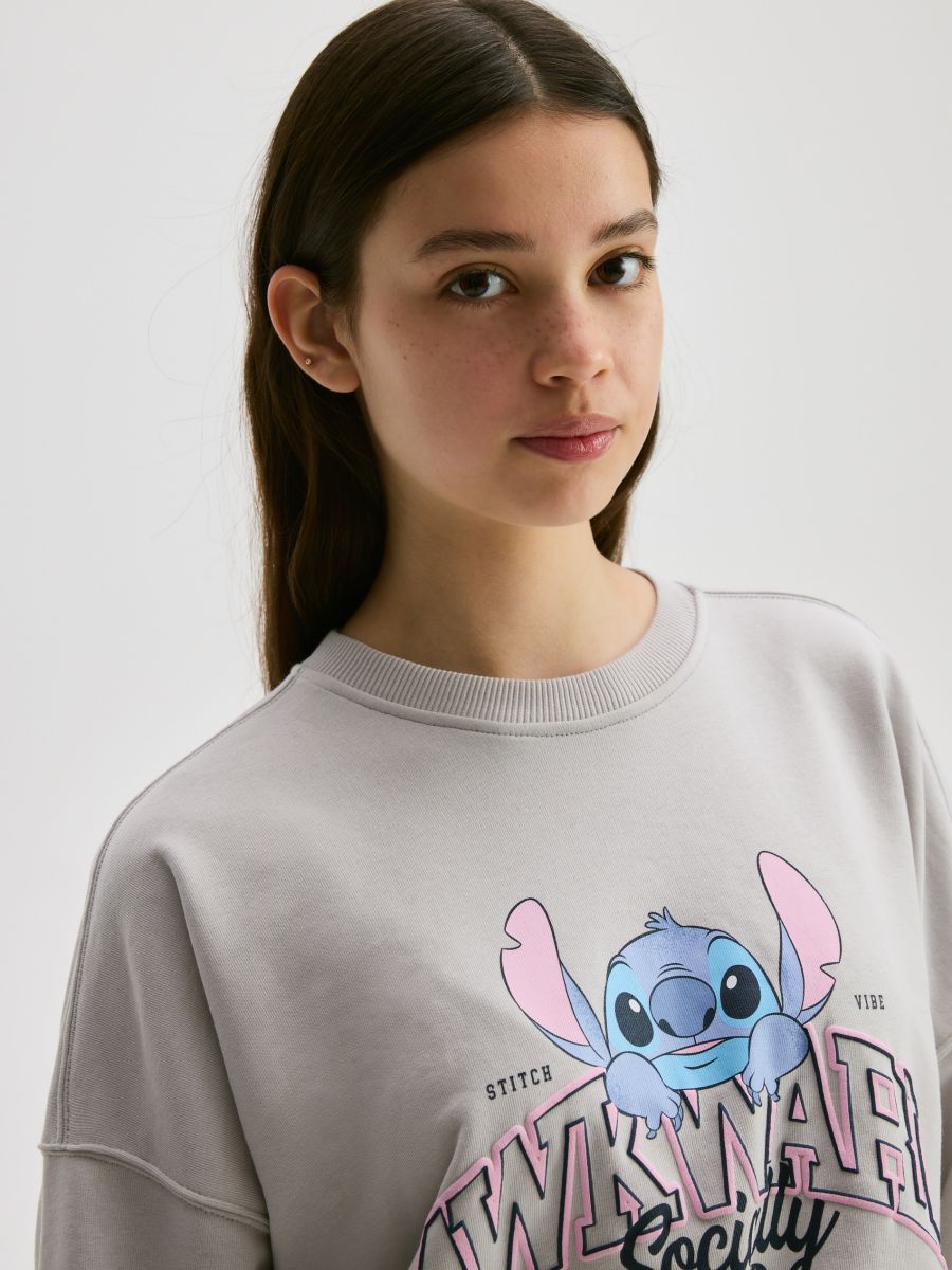 Lilo & Stitch Sweatshirt - hellgrau - RESERVED
