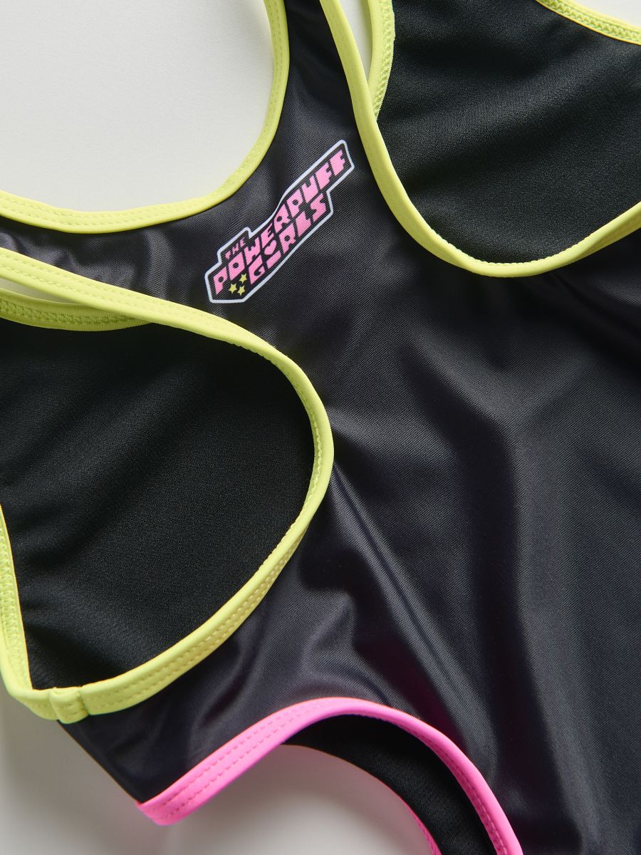 Maillot une pièce Super Nanas - Noir - RESERVED - 2