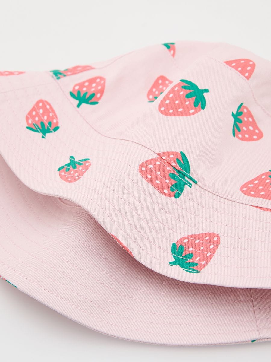 Reversible bucket hat - pink - RESERVED - 4