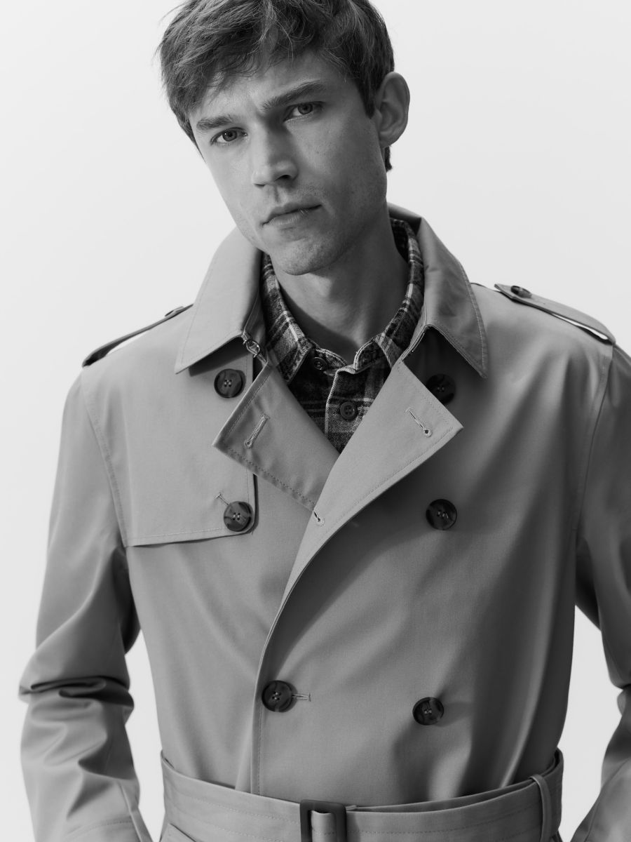 Classic trench coat - golden brown - RESERVED